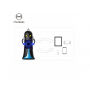 MCDODO polnilnik za avtomobile (5 V / 2.1A) za Apple iPhone / iPad / iPod - modro
