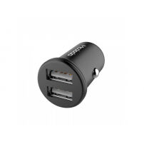 Avtomobilski polnilnik MCDODO z dvema USB vhodoma za Apple iPhone / iPad / iPod - črna