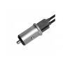Avtomobilski polnilnik MCDODO z dvema USB vhodoma za Apple iPhone / iPad / iPod - srebro