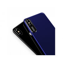 MCDODO zaščitni pokrov z aluminijevo folijo za zaščito kamero Apple iPhone XS - modro