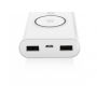 MCDODO power bank 8000mAh z brezžičnim polnjenjem za Apple iPhone - bela