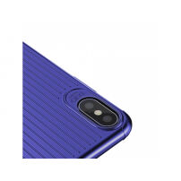 Zaščitna prevleka MCDODO s plastičnim vzorcem za Apple iPhone XS - modro