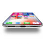 Mehka plastična prevleka za Appl iPhone X / iPhone X - modro cvetje