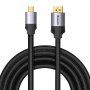 Baseus CAKSX-P0G High Speed pleteni kabel na konektorje Mini DP / DP - 3m - črna