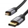 Baseus CAKSX-P0G High Speed pleteni kabel na konektorje Mini DP / DP - 3m - črna
