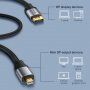 Baseus CAKSX-P0G High Speed pleteni kabel na konektorje Mini DP / DP - 3m - črna