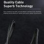 Baseus CAKSX-P0G High Speed pleteni kabel na konektorje Mini DP / DP - 3m - črna