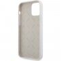 Guess Silicone Vintage ovitek za iPhone 12 Pro Max - kremna