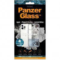PanzerGlass ClearCase antibakterijski ovitek za Apple iPhone 12 Pro Max - srebro