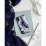 iDeal Of Sweden ovitek Golden Indigo Marble za iPhone 6/6S/7/8/SE (2020) - modro-zlat