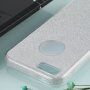 Pokrivalo z bleščicami za iPhone 5 / 5S / SE (2016) - srebro