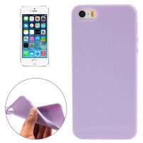 Svetleč gel pokrov za Apple iPhone 5 / 5S / SE (2016) - svetlo vijolična