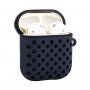 Silikonski zaščitni pokrov za AirPods 1 / 2 - modro-črna
