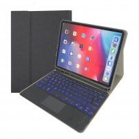 Etui s snemljivo bluetooth tipkovnico s sledilno ploščico za iPad Pro 12,9" (2018/2020) - siva
