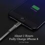DUX DUCIS Kabel za sinhronizacijo in polnjenje za iPhone, iPad, iPod - 1m - siva