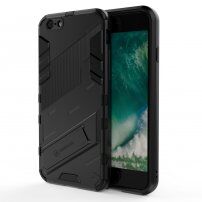 Trpežen zaščitni ovitek s stojalom za iPhone 6 / 6S - črna