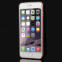 Eleganten pokrov z bleščečimi kamni za Apple iPhone 6S Plus - roza-zlato z rožami