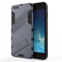 Trpežen zaščitni ovitek s stojalom za iPhone 6 Plus / 6S Plus - siva