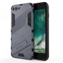 Trpežen zaščitni ovitek s stojalom za iPhone 7 Plus / 8 Plus - siva