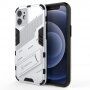 Trpežen zaščitni ovitek s stojalom za iPhone 12 mini - bela