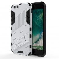 Trpežen zaščitni ovitek s stojalom za iPhone 6 / 6S - bela