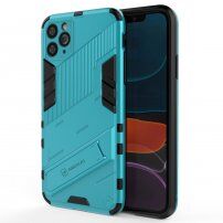 Trpežen zaščitni ovitek s stojalom za iPhone 11 Pro Max - modro