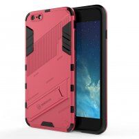 Trpežen zaščitni ovitek s stojalom za iPhone 6 Plus / 6S Plus - roza