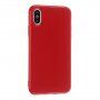 Zaščitna silikonska prevleka za iPhone X / XS - rdeče