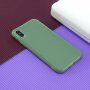 Zaščitna silikonska prevleka za iPhone XR - olivno