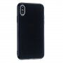 Zaščitna silikonska prevleka za iPhone XS Max - črna