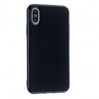 Zaščitna silikonska prevleka za iPhone XS Max - črna