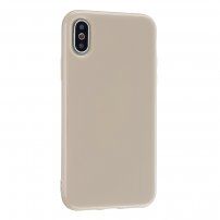 Zaščitna silikonska prevleka za iPhone XS Max - bež