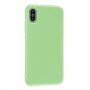 Zaščitna silikonska prevleka za iPhone XS Max - svetlo zelena