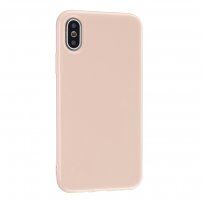 Zaščitna silikonska prevleka za iPhone XS Max - svetlo roza