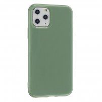 Zaščitna silikonska prevleka za iPhone 11 Pro Max - olivno