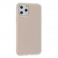 Zaščitna silikonska prevleka za iPhone 11 Pro Max - bež
