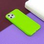 Zaščitna silikonska prevleka za iPhone 11 Pro Max - zelena