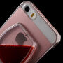 Plastična prevleka s tekočim vinom v plastičnem kozarcu za Apple iPhone SE (2016) / 5S