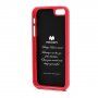 Zaščitna prevleka za bleščice MERCURY GOOSPERY za iPhone 5 / 5S / SE (2016) - temno roza
