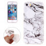 Zaščitni plastični pokrov za iPhone 5 / 5S / SE (2016) - beli marmor
