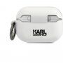 Karl Lagerfeld Karl Head silikonski ovitek za AirPods Pro - bela