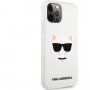 Karl Lagerfeld Choupette Head silikonski ovitek za iPhone 12 Pro Max - bela