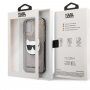 Karl Lagerfeld Choupette Head Glitter ovitek za iPhone 12 Pro Max - črna