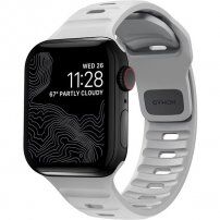 Nomad Sport Strap silikonski trak za Apple Watch Ultra 49mm / 46mm / 45mm / 44mm / 42mm - siva
