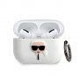 Karl Lagerfeld Karl Head silikonski ovitek za AirPods Pro - bela