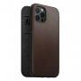 Nomad Rugged Folio usnjen flip ovitek z MagSafe za iPhone 12 / 12 Pro - rjava