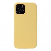 Silikonski pokrov za iPhone 12 Pro Max - rumena