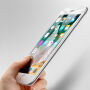 BASEUS zaščitno kaljeno 5D steklo za Apple iPhone 7/8 - 0,3 mm - bela