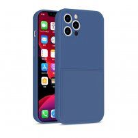 Zaščitni ovitek z žepkom za kartice za iPhone 12 Pro Max - temno modra