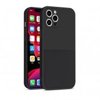Zaščitni ovitek z žepkom za kartice za iPhone 12 Pro - črna
